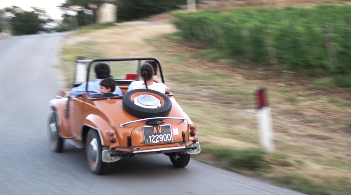 In Salis Fiat Topolino aus dem Fünfzigern